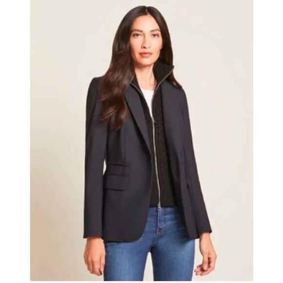 Veronica Beard Women's Upstate Dickey Hand Cuffs Black NWT 275 - Picture 5 of 7